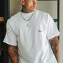 SikSilk - White Oversized T-Shirt